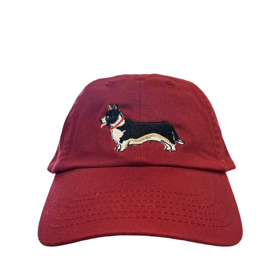 Corgi Cardigan, Tri Color, Dog Breed Baseball Cap