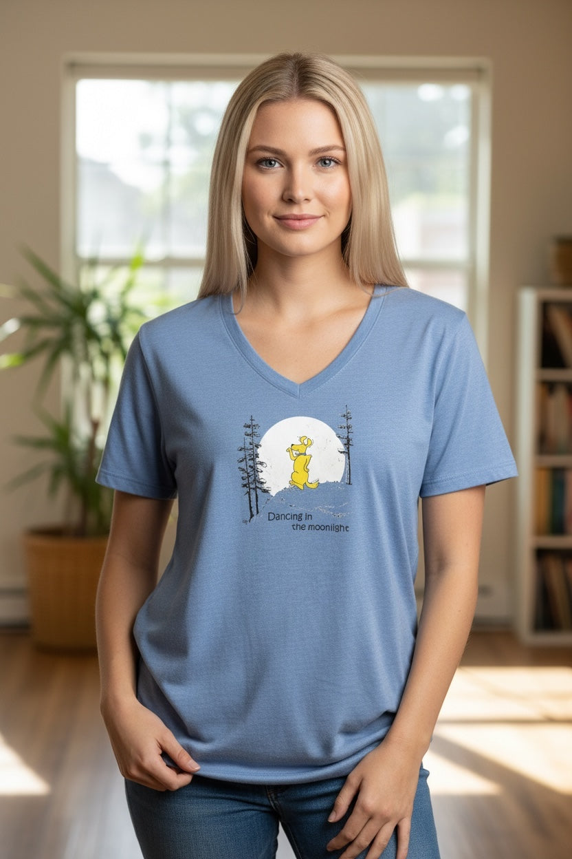 Dancin In The Moonlight (Maritime Blue) Women's T Shirt