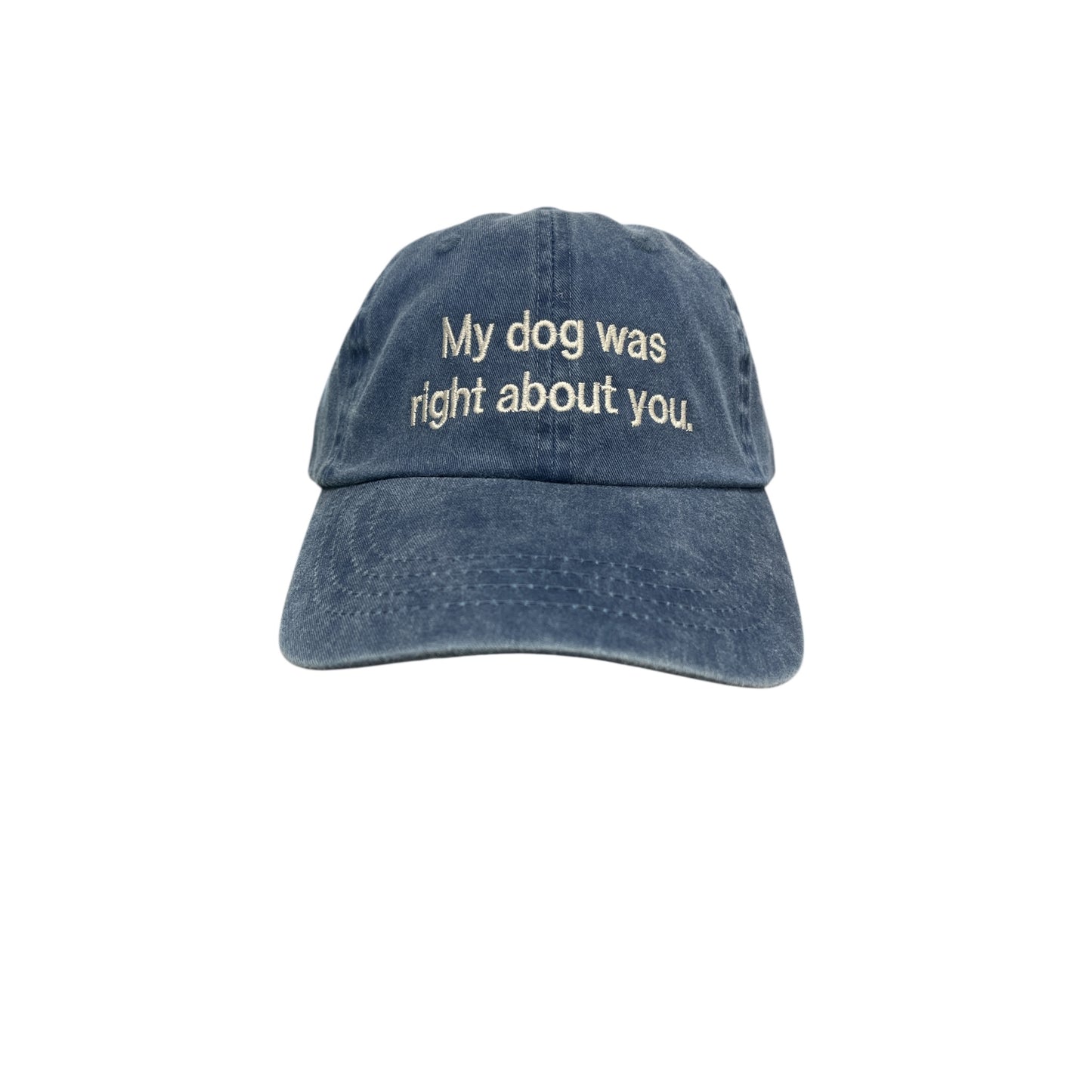My Dog Was Right About You Baseball Cap