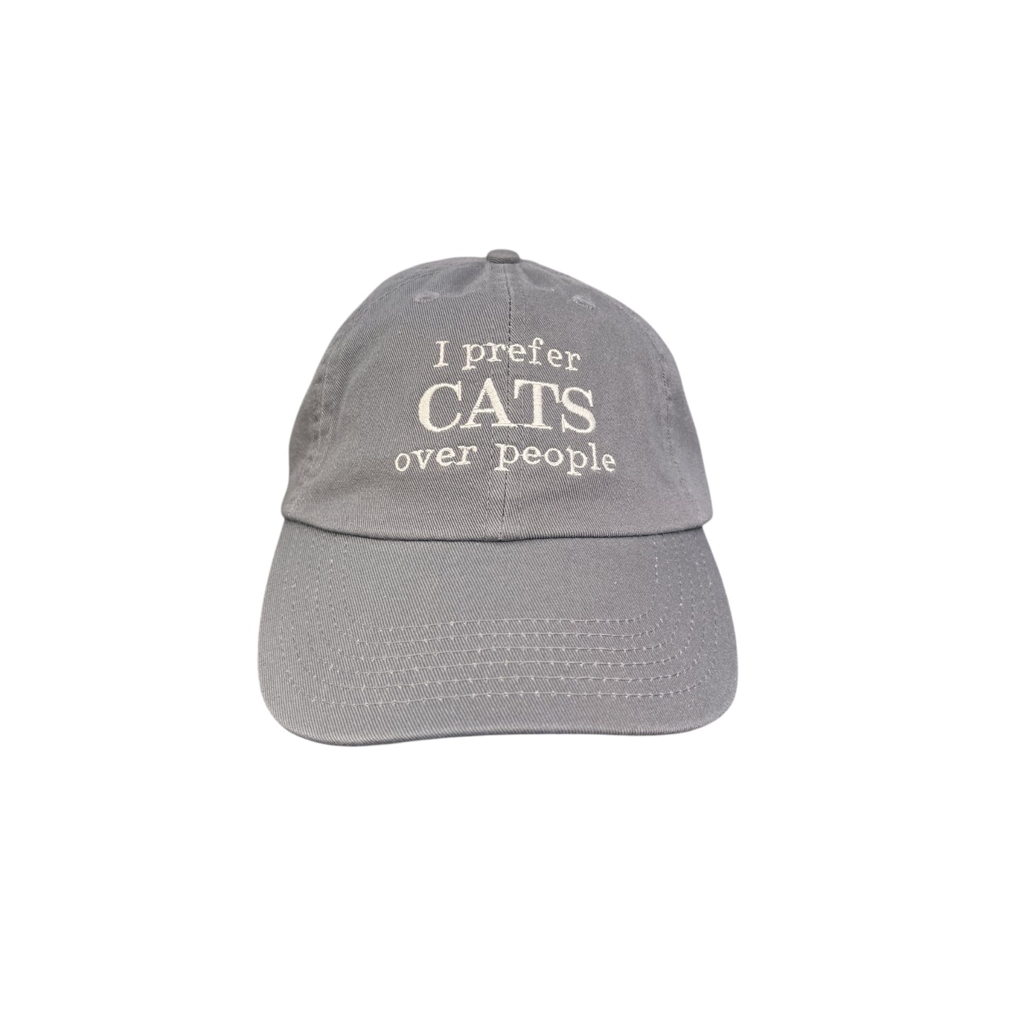 I Prefer Cats Over People Baseball Cap