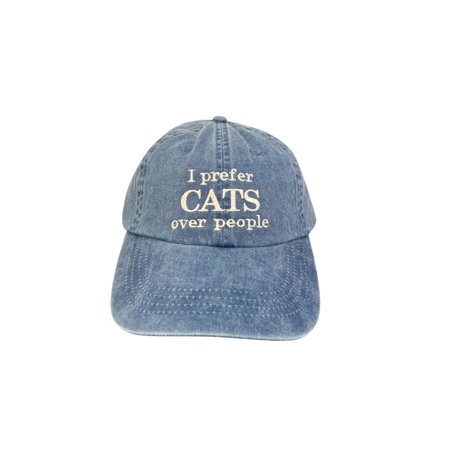 I Prefer Cats Over People Baseball Cap