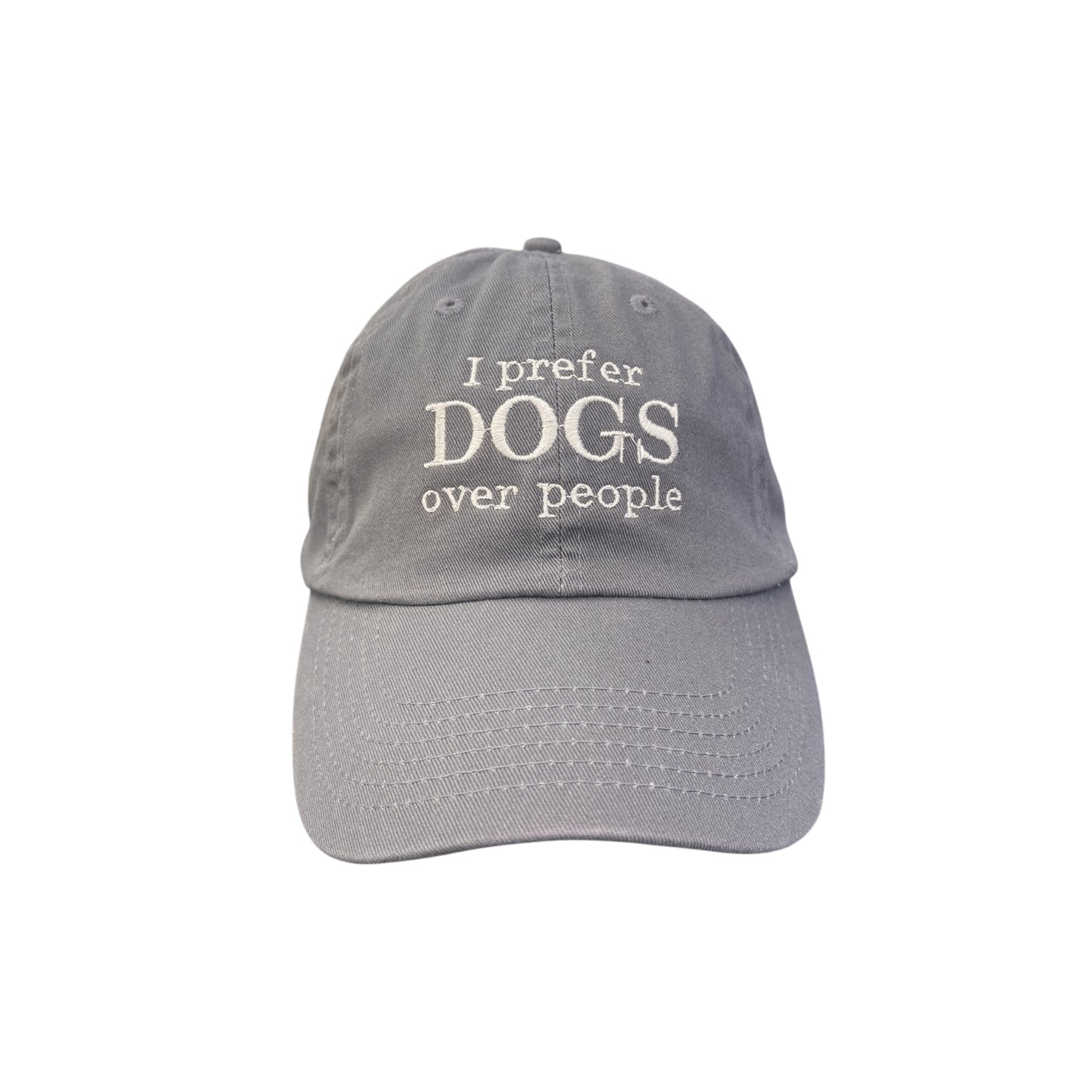 I Prefer Dogs Over People Baseball Cap