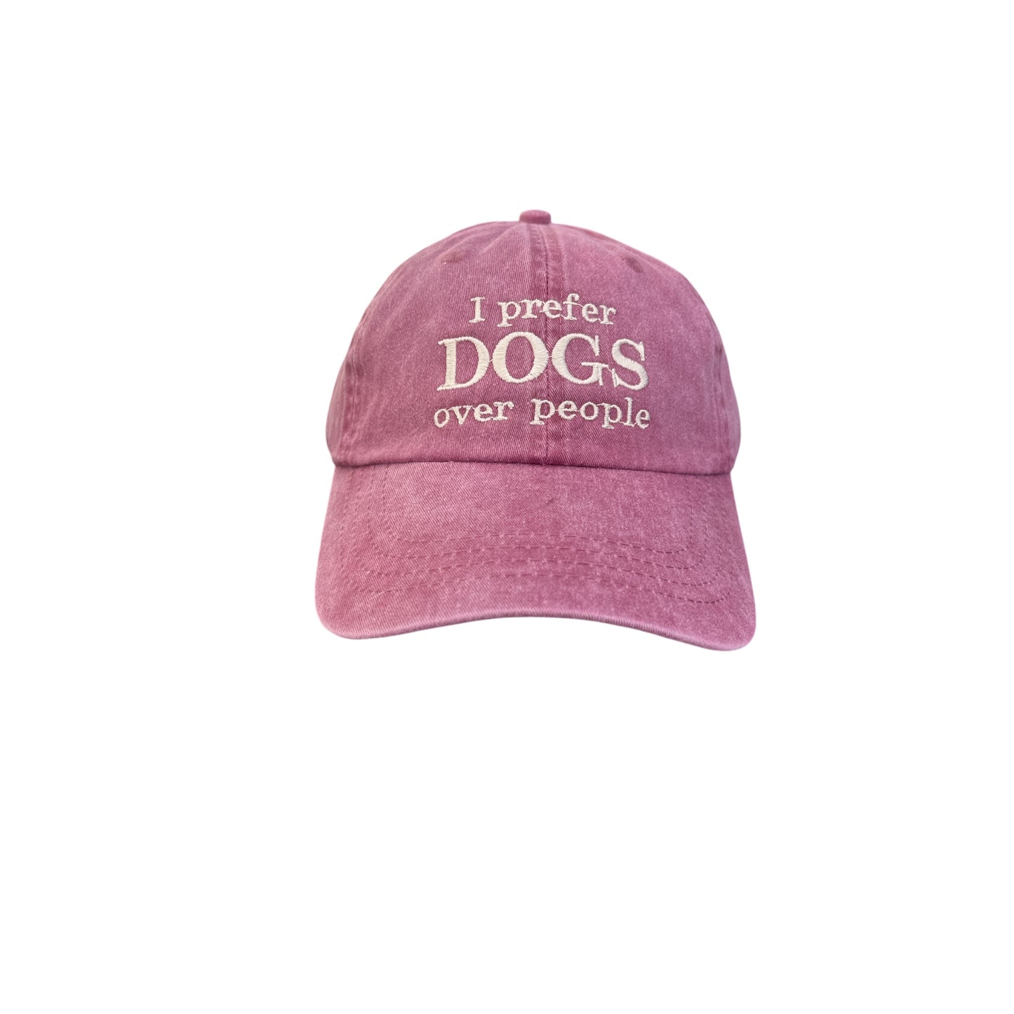 I Prefer Dogs Over People Baseball Cap