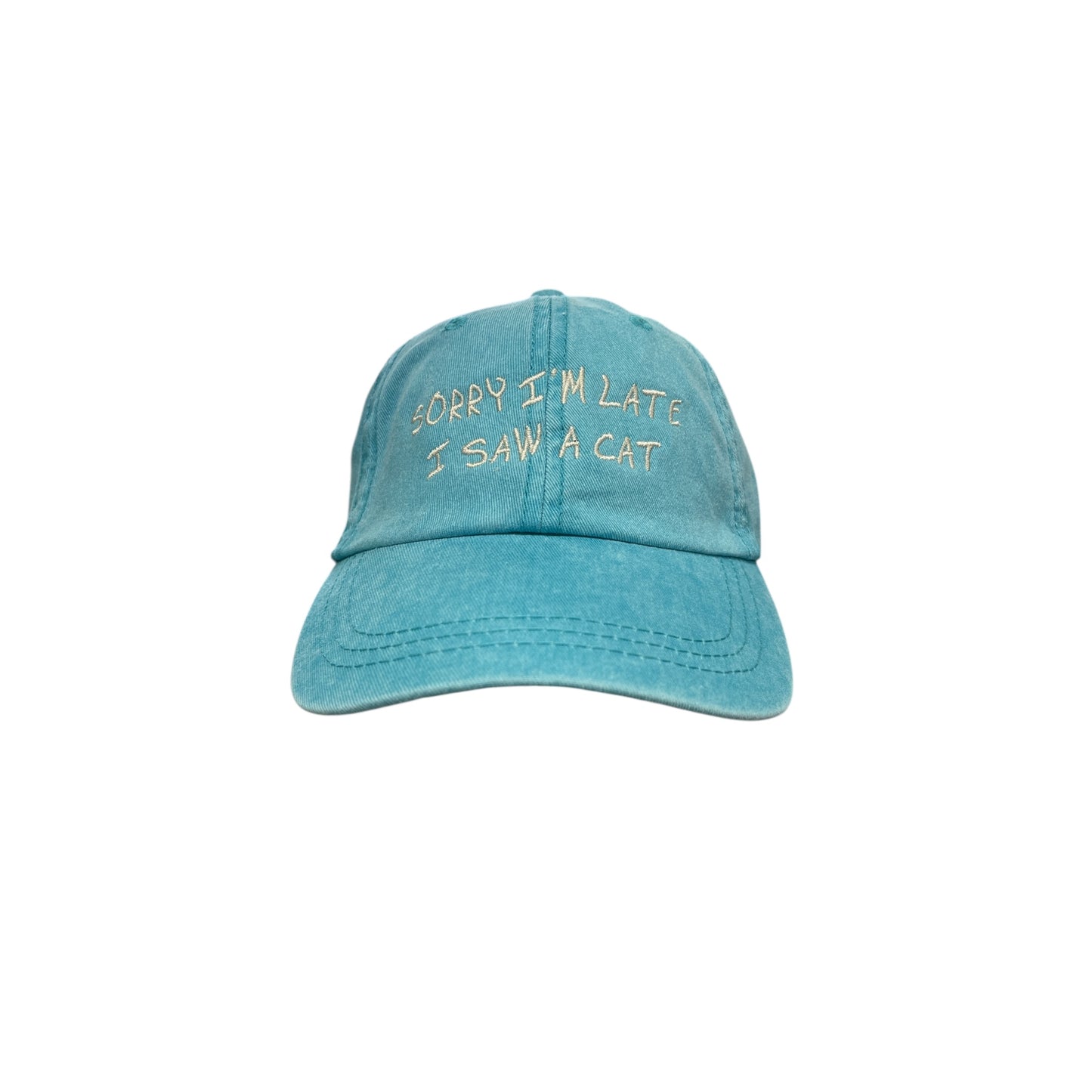 Sorry I'm Late I Saw A Cat Baseball Cap