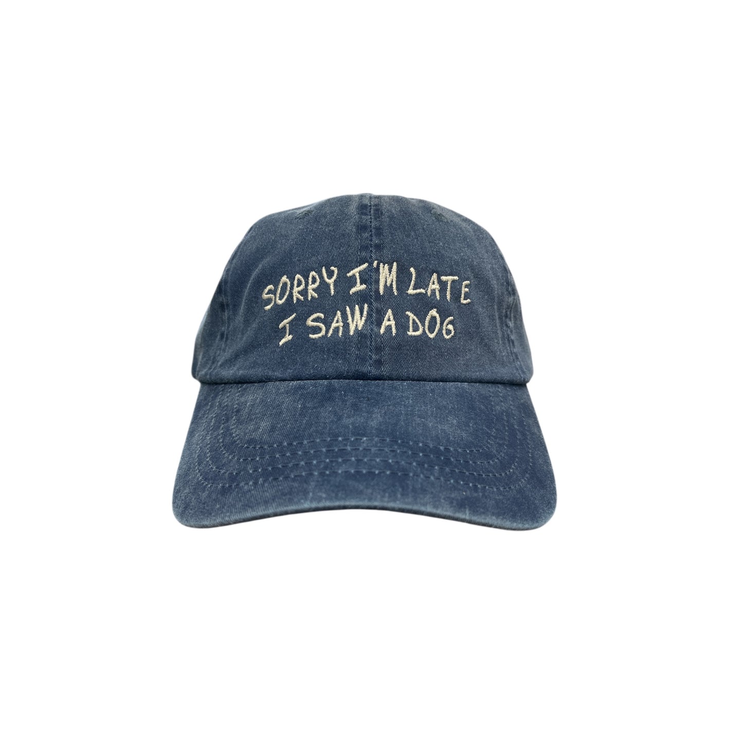 Sorry I'm Late I Saw A Dog Baseball Cap