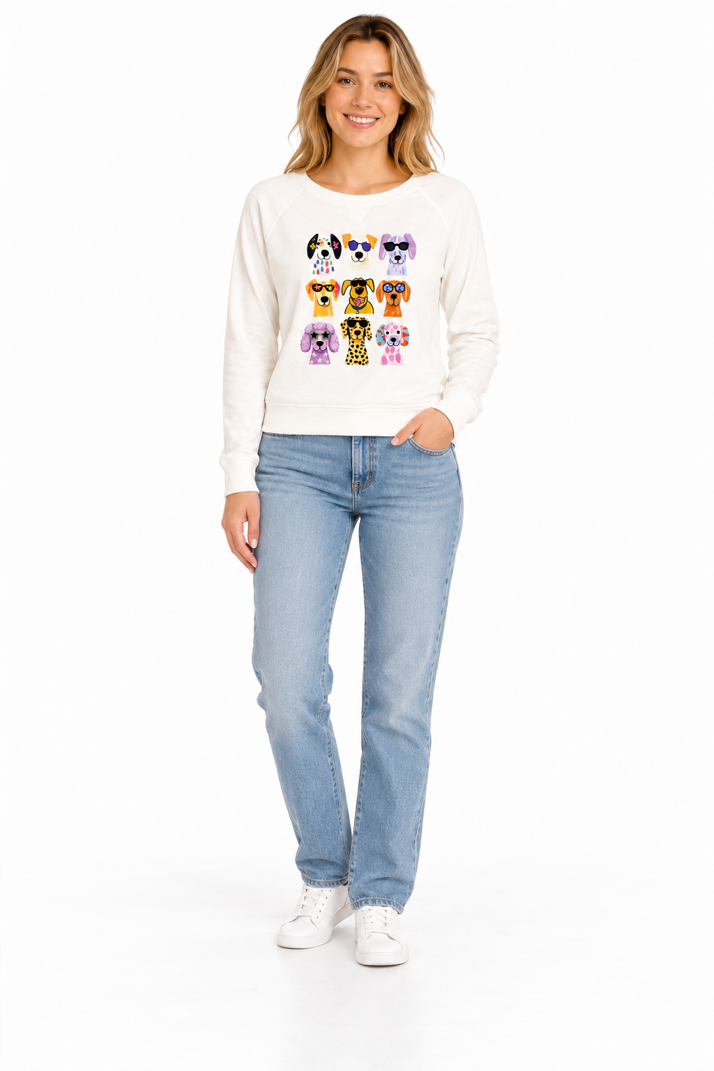 9 Dogs Women's Gardenia Long Sleeve T Shirt