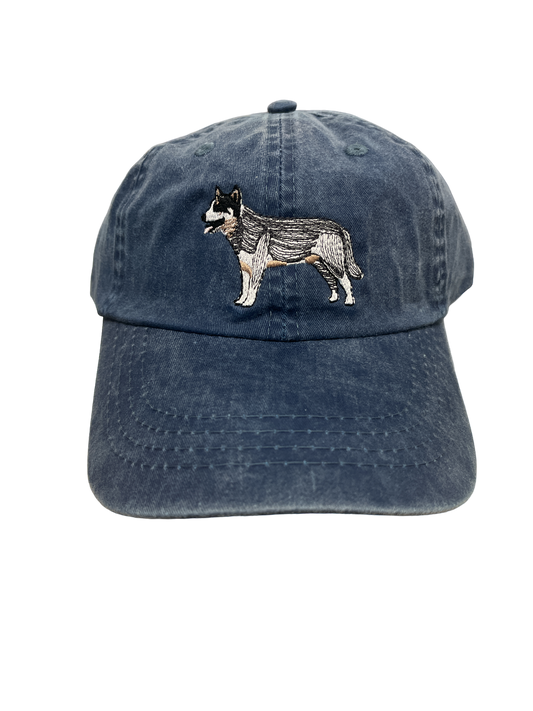 Australian Cattle Dog Blue Merle Dog Breed Baseball Cap