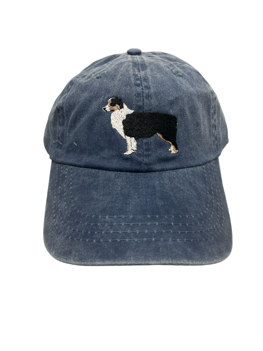 Australian Shepherd Tri Blend Dog Breed Baseball Cap