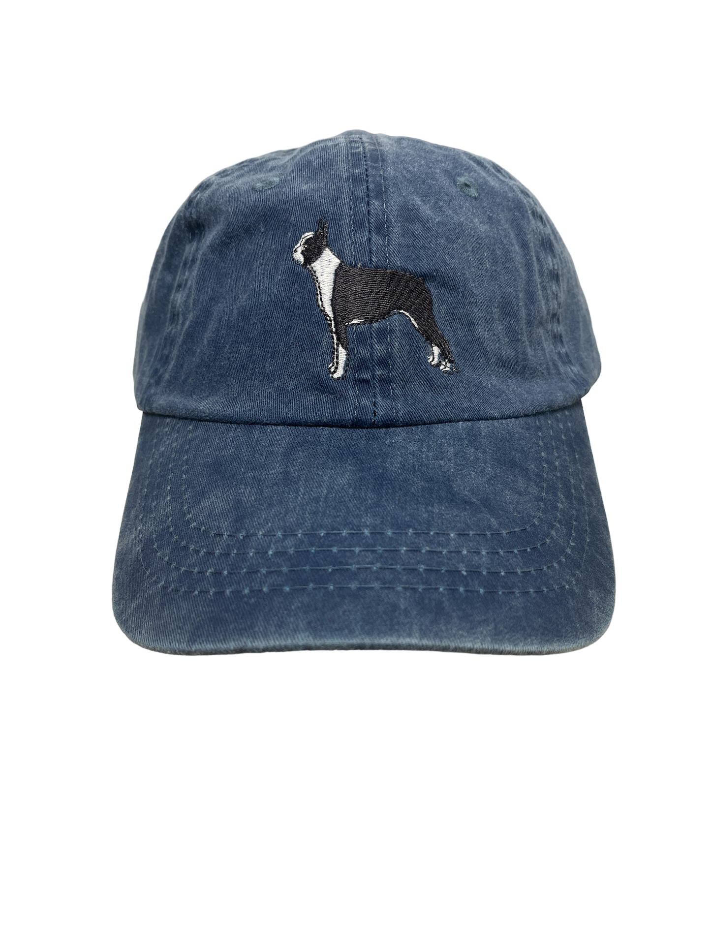 Boston Terrier, Blue, Dog Breed Baseball Cap