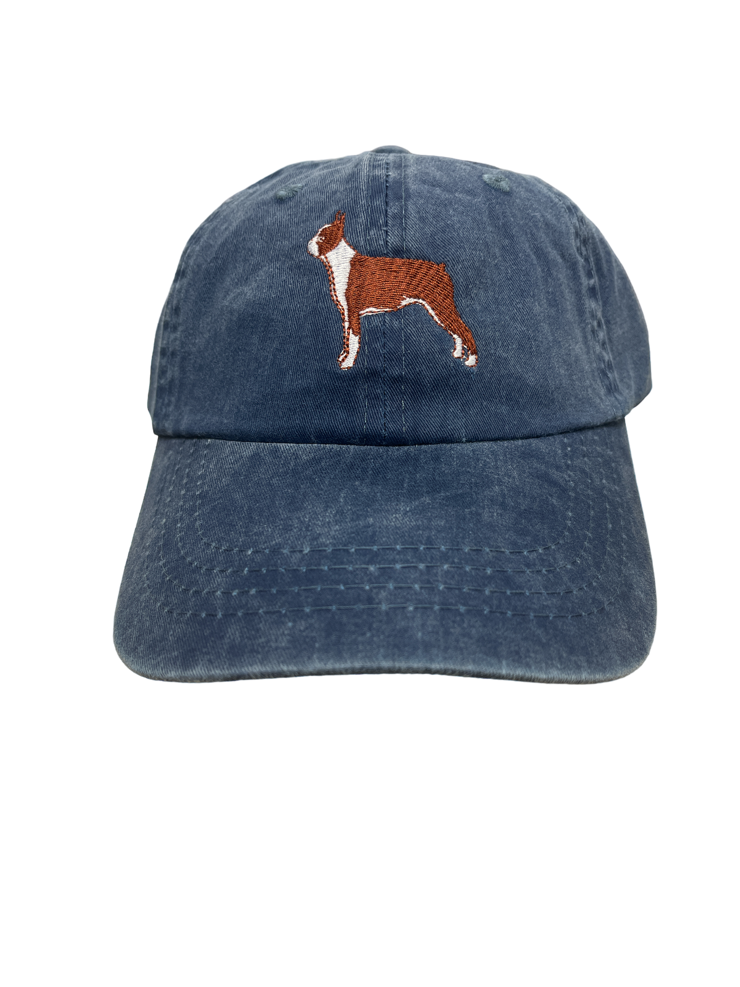 Boston Terrier, Red, Dog Breed Baseball Cap