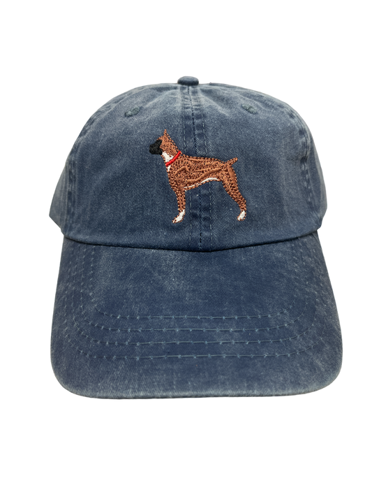 Boxer, Ears Cropped, Fawn Dog Breed Baseball Cap