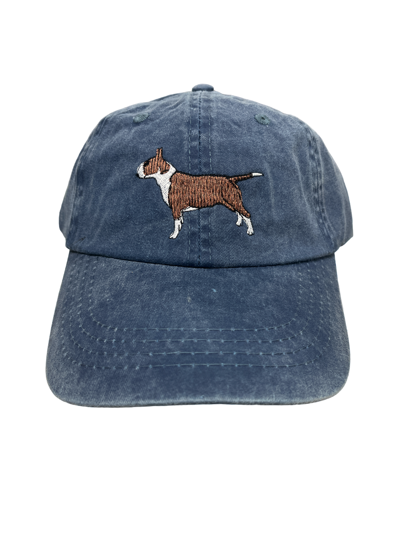 Bull Terrier Brindle Dog Breed Baseball Cap