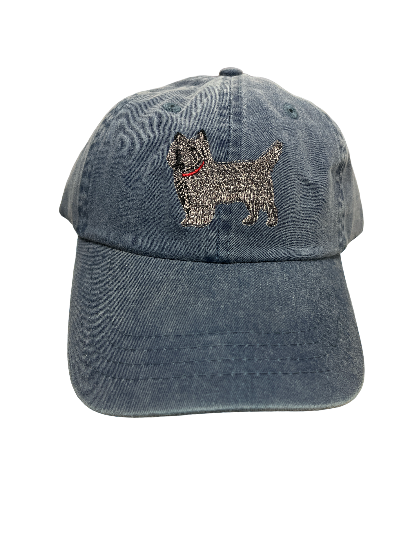 Cairn Terrier, Gray, Dog Breed Baseball Cap