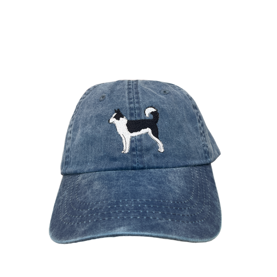 Caanan, Black and White, Dog Breed Baseball Cap