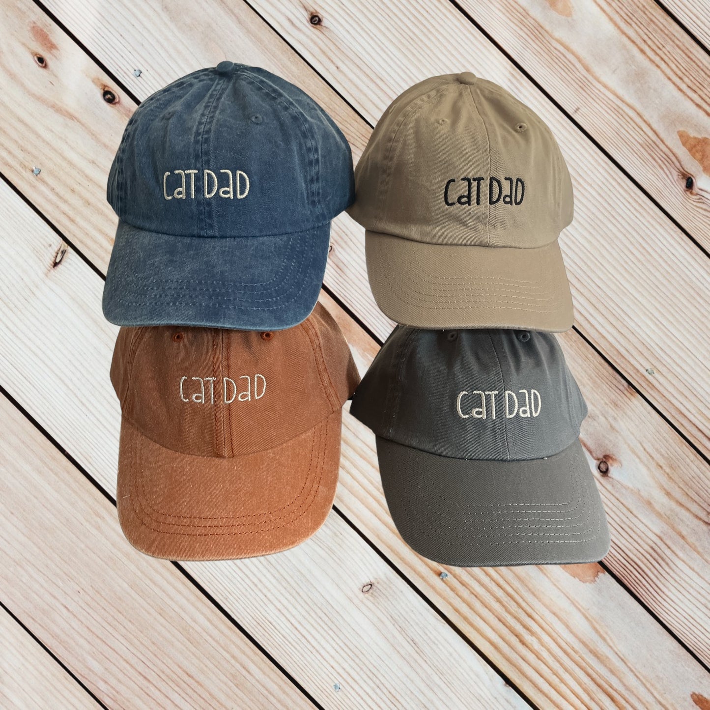 Cat Dad Baseball Cap