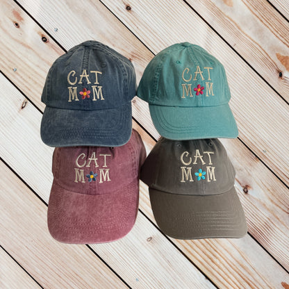 Cat Mom Baseball Cap