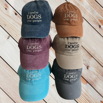 I prefer Dogs Over People Baseball Cap