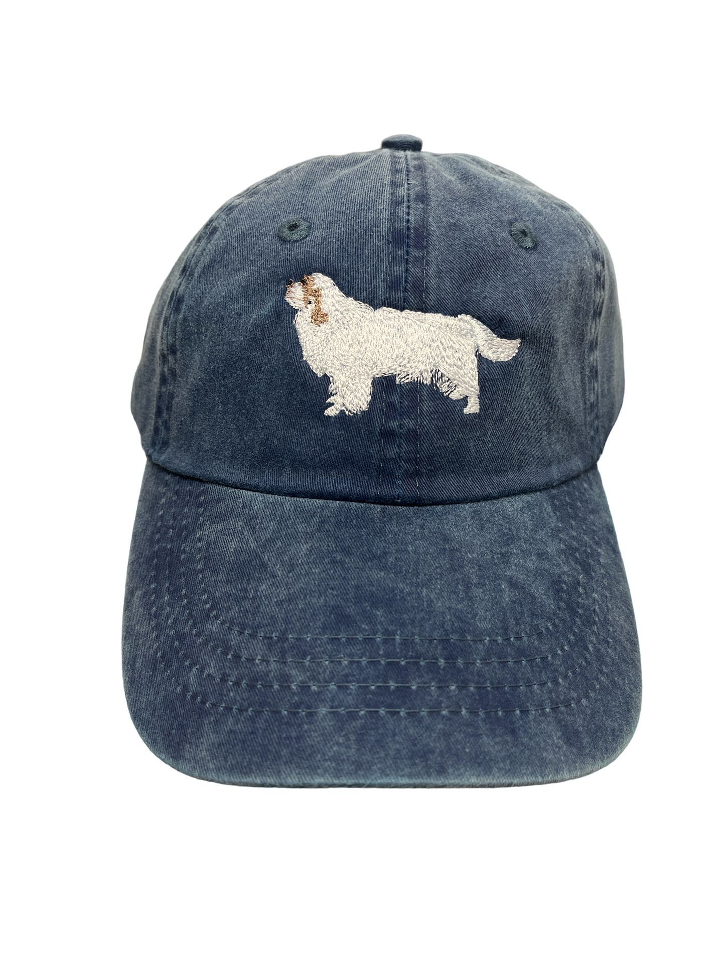 Clumber Spaniel, Full Tail, Dog Breed Baseball Cap