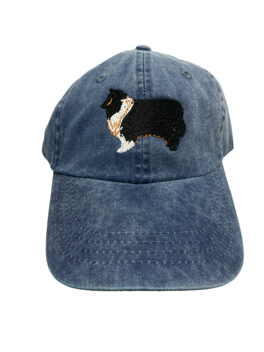 Collie, Rough Coat Tri Color, Dog Breed Baseball Cap