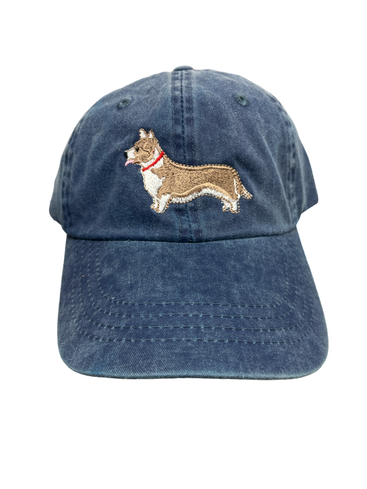 Corgi Cardigan, Tan and White, Dog Breed Baseball Cap