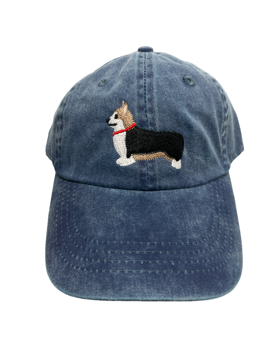 Corgi Pembroke, Red Headed Tri, Dog Breed Baseball Cap