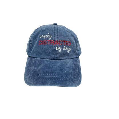 Easily Distracted By Dogs Baseball Cap