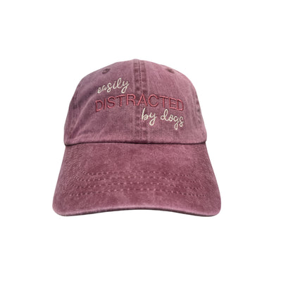 Easily Distracted By Dogs Baseball Cap