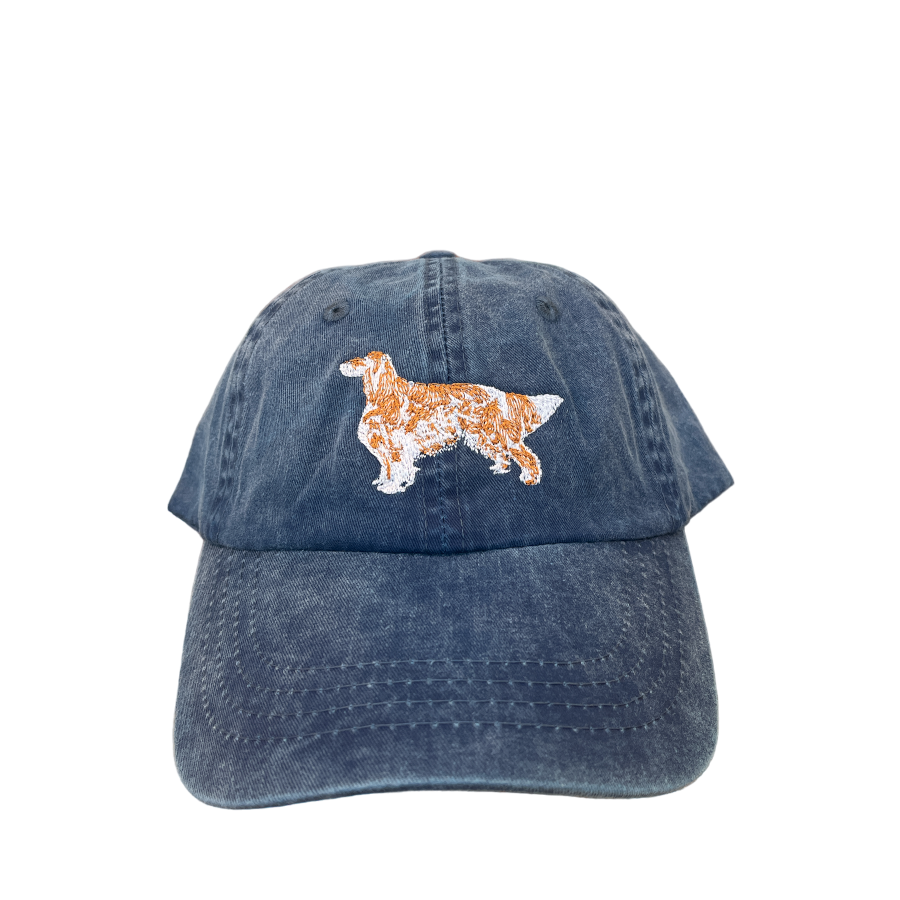 English Setter, Orange Belton, Dog Breed Baseball Cap