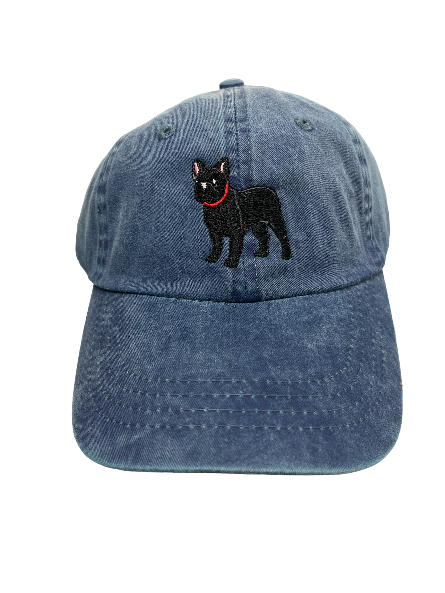 French Bulldog, Black, Dog Breed Baseball Cap