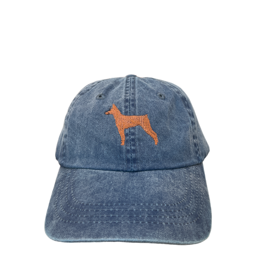 German Pinscher, Red, Dog Breed Baseball Cap