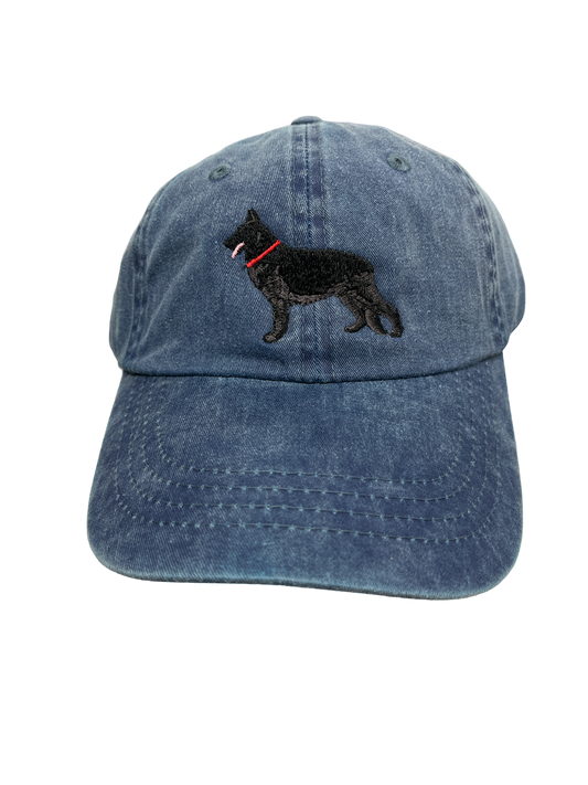 German Shepherd, Black, Dog Breed Baseball Cap