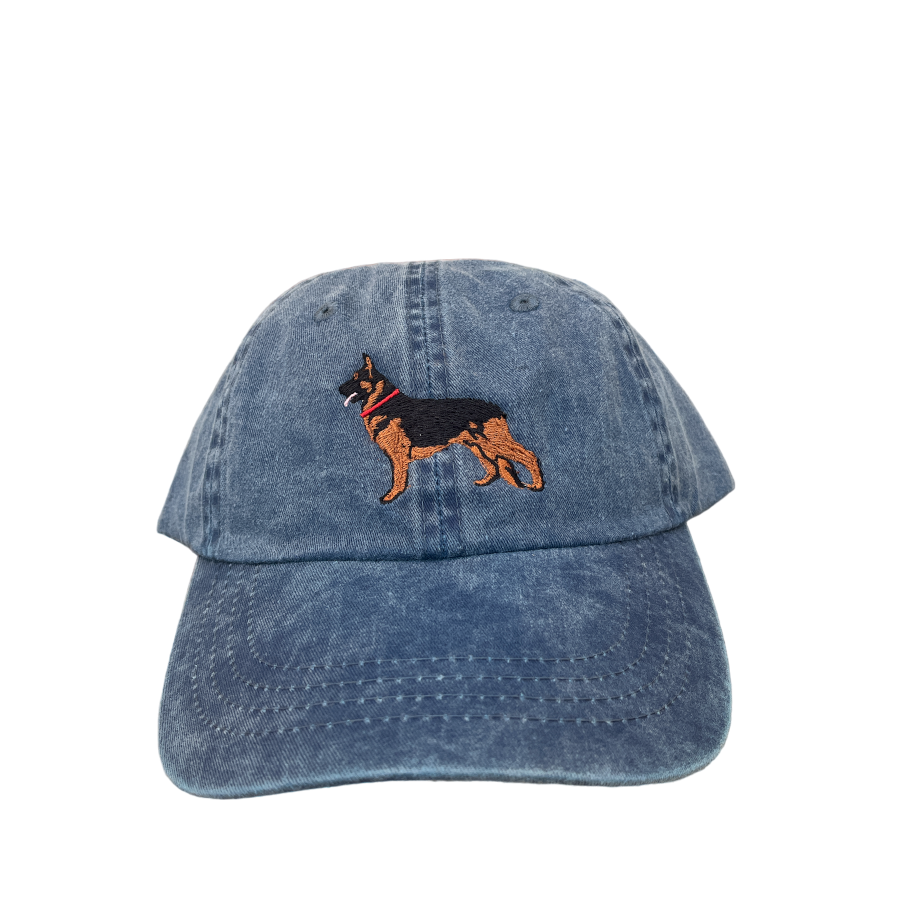 German Shepherd, Black and Red, Dog Breed Baseball Cap