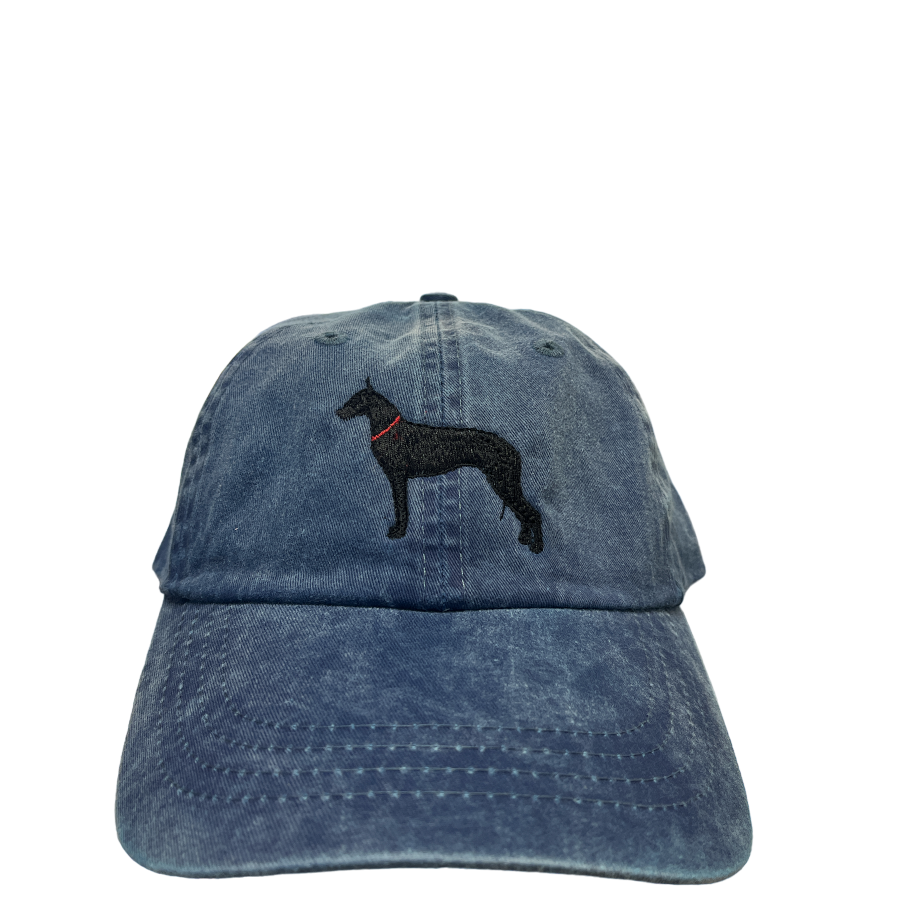 Great Dane, Black, Dog Breed Baseball Cap