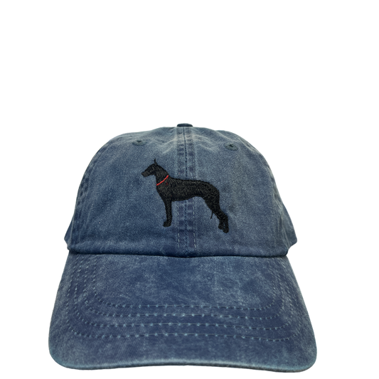 Great Dane, Black, Dog Breed Baseball Cap