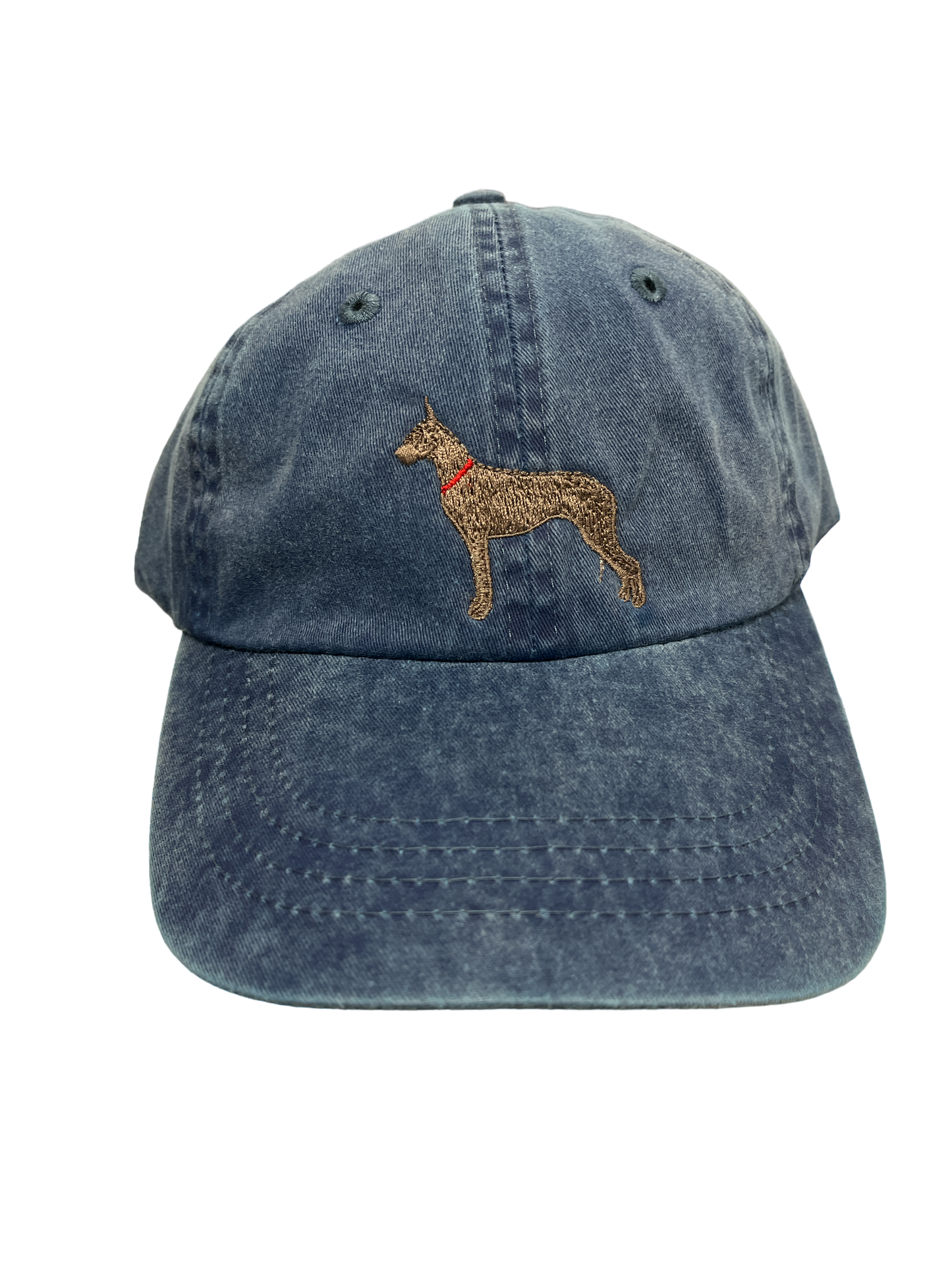 Great Dane, Blue, Dog Breed Baseball Cap