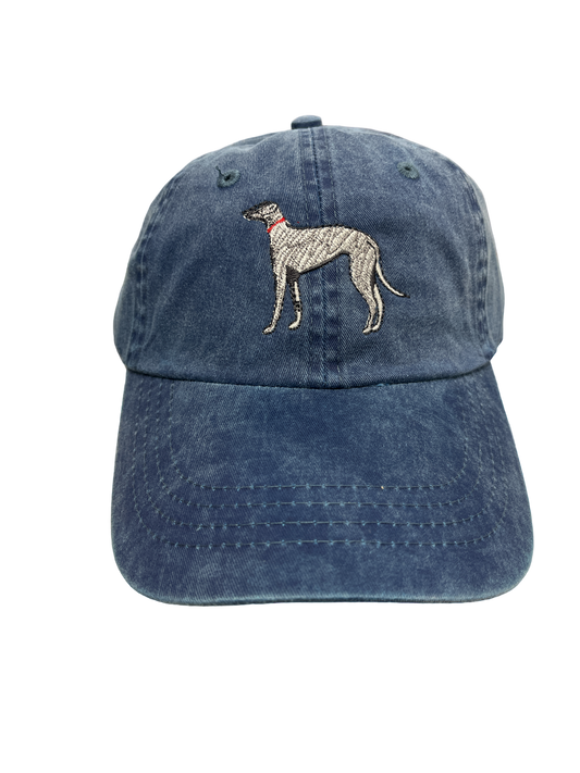 Greyhound, Gray, Dog Breed Baseball Cap