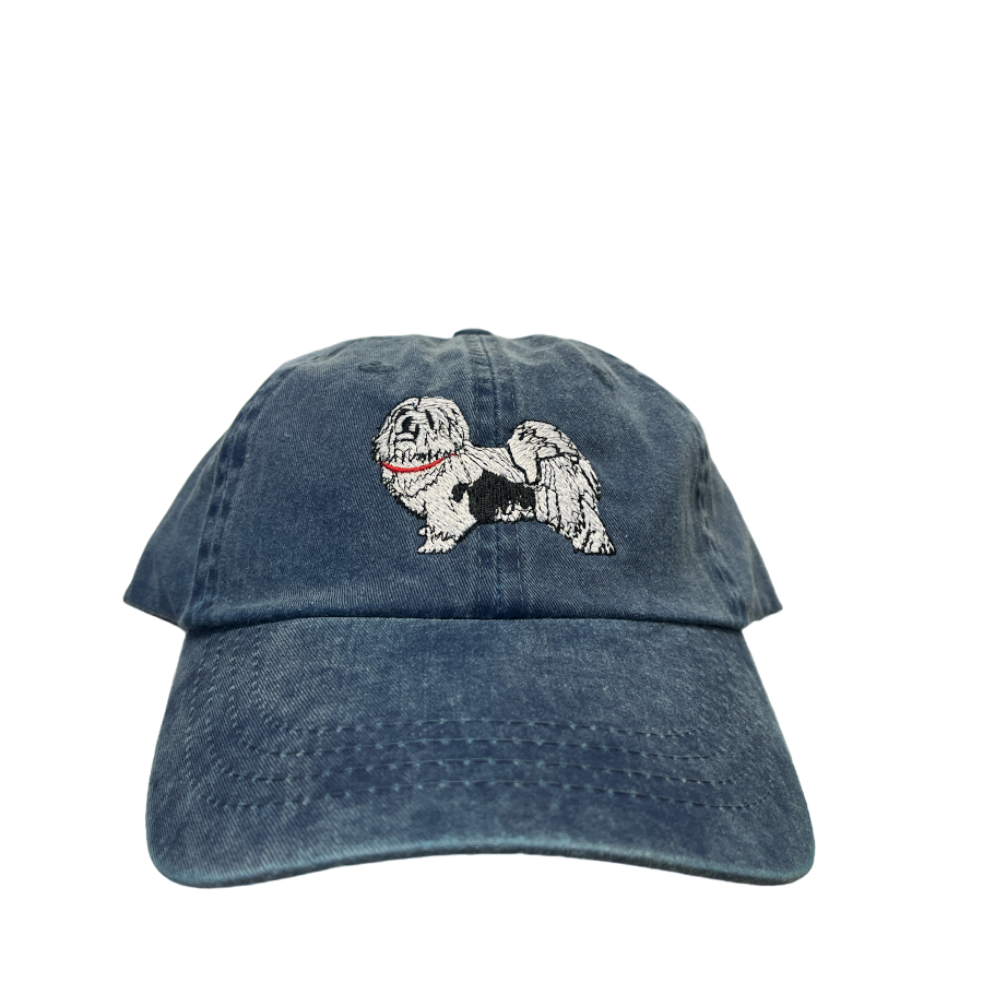 Havanese, Black and White, Dog Breed Baseball Cap