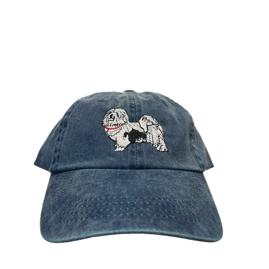 Havanese, Black and White, Dog Breed Baseball Cap