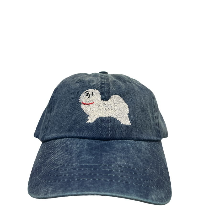 Havanese, White, Dog Breed Baseball Cap