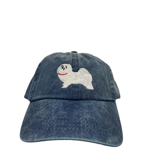 Havanese, White, Dog Breed Baseball Cap