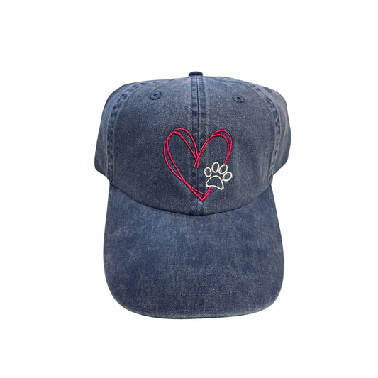 Heart Paw Baseball Cap