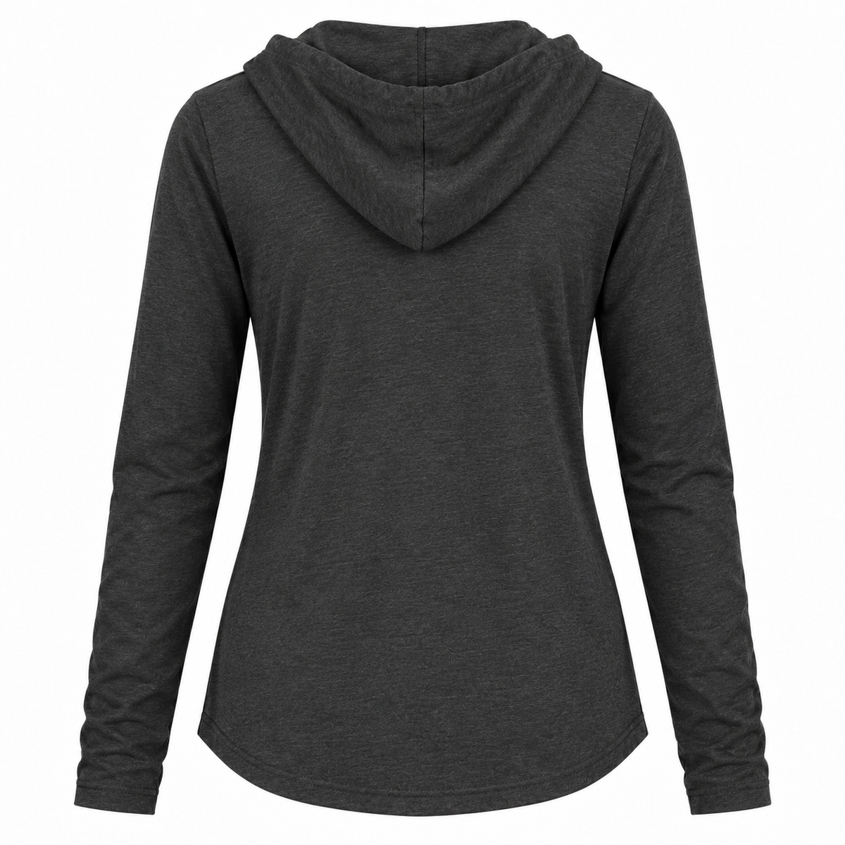 Do Not Ask For Advice L/S Women's Heathered Charcoal Hooded T Shirt