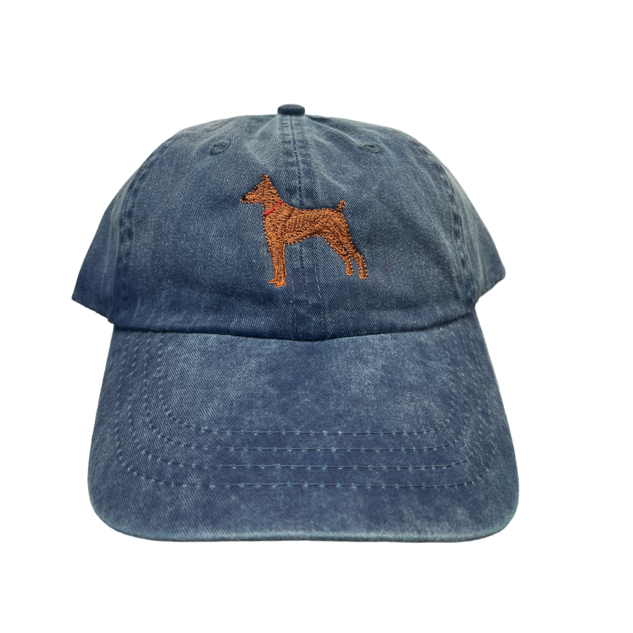 Miniature Pinscher, Red, Dog Breed Baseball Cap