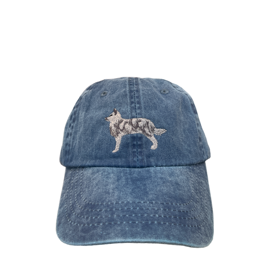 Mudi, Ash Merle, Dog Breed Baseball Cap