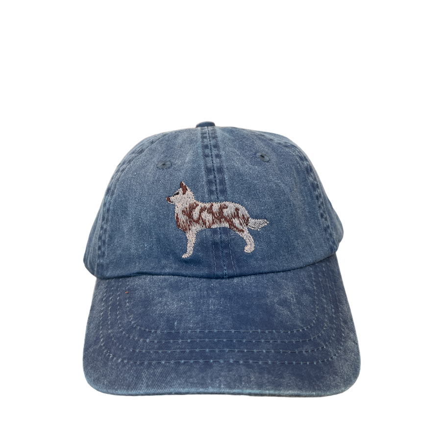 Mudi, Brown Merle, Dog Breed Baseball Cap