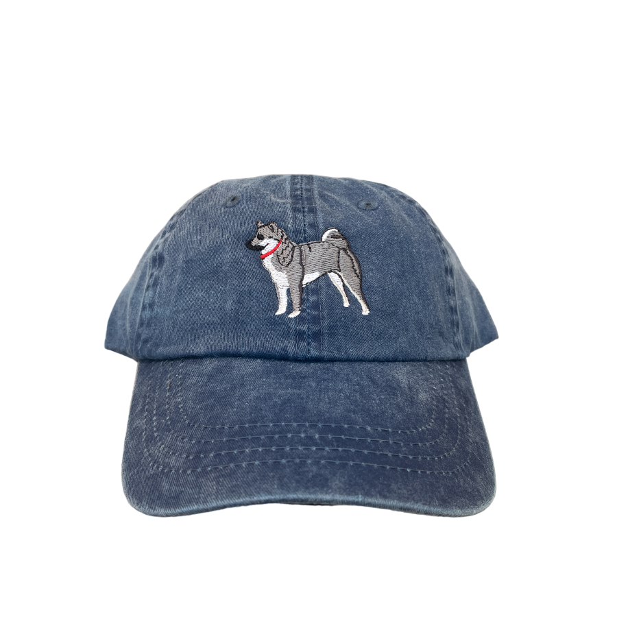 Norwegian Elkhound Dog Breed Baseball Cap