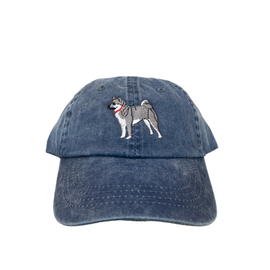 Norwegian Elkhound Dog Breed Baseball Cap