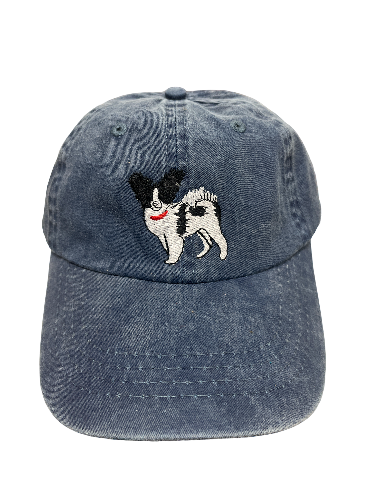 Papillion, Black and White Dog Breed Baseball Cap