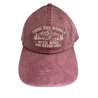 Those Who Wander With Dogs Baseball Cap