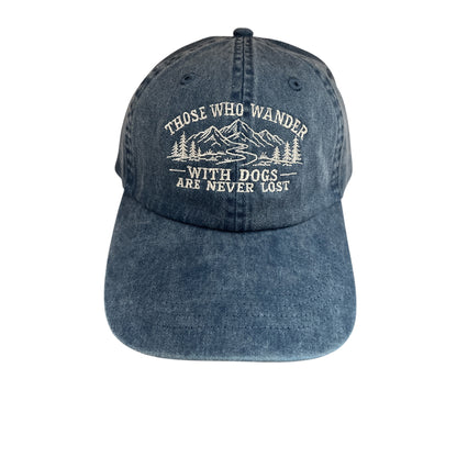 Those Who Wander With Dogs Baseball Cap